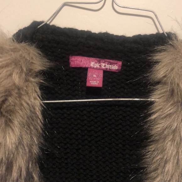 Epic Threads fur vest - size -XL - Picture 3 of 14